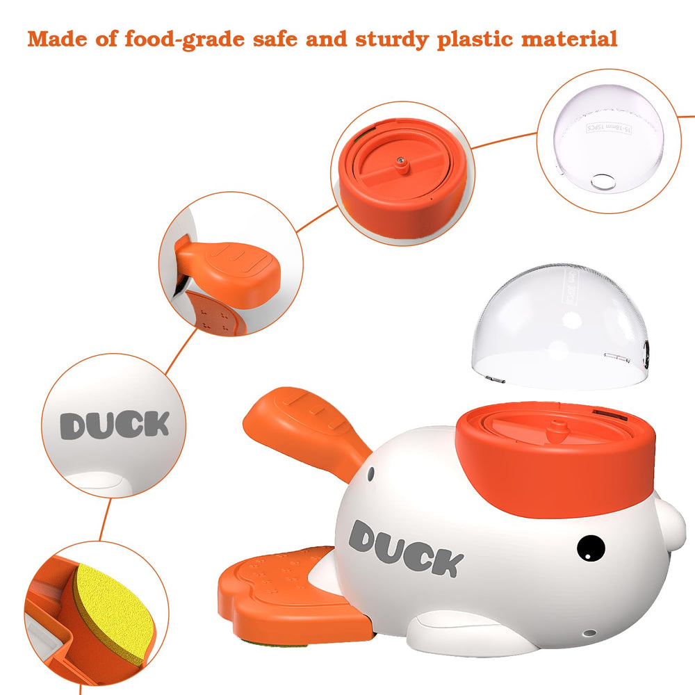 Suitchi interactive-feeder toy white—angled view highlighting active play and mental engagement.