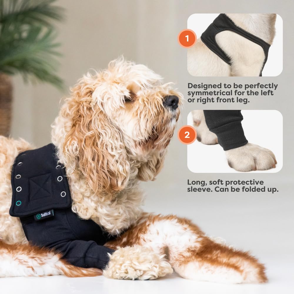 Suitical recovery sleeve adjustable fastener ensures a secure, comfortable fit