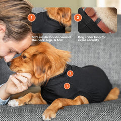 Suitical Recovery Suit breathable fabric keeps air flowing for comfortable post-op wear.