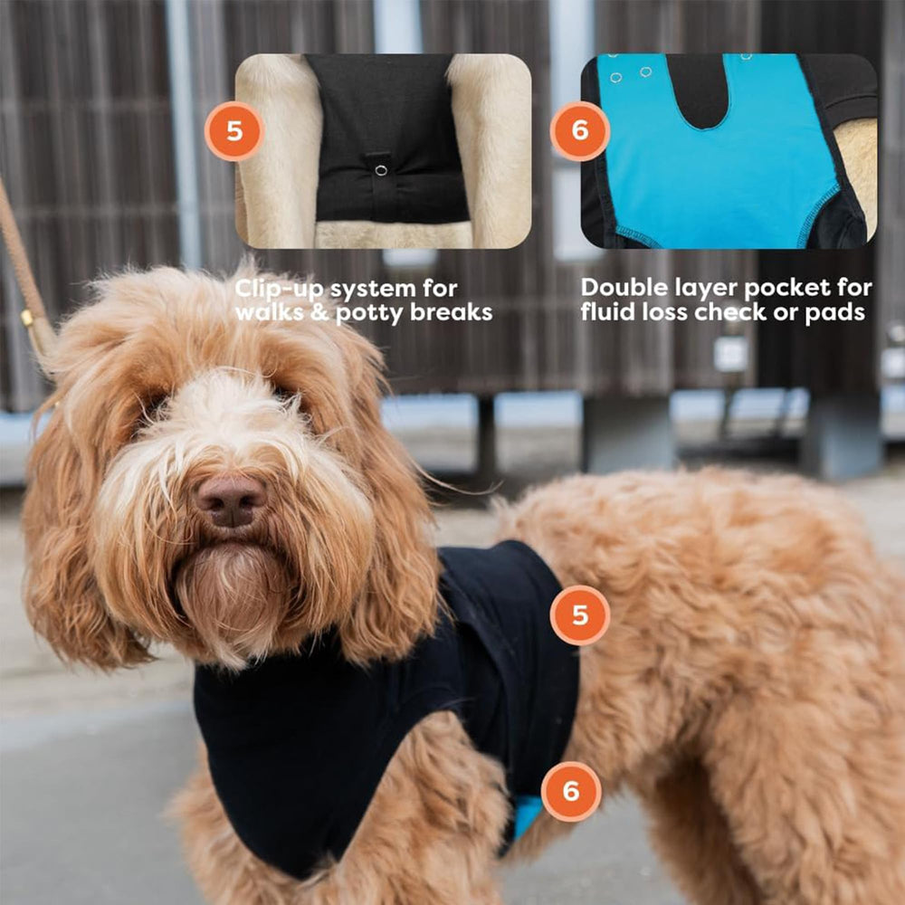 Cotton-lycra detail on Suitical Recovery Suit for soft wear.
