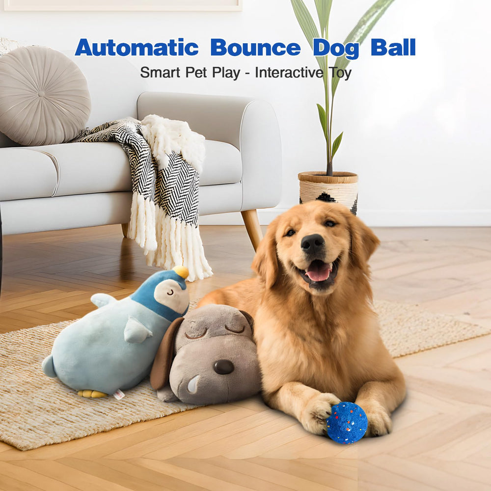 SUJF interactive dog ball 3-4 inch diameter fits medium to large dogs