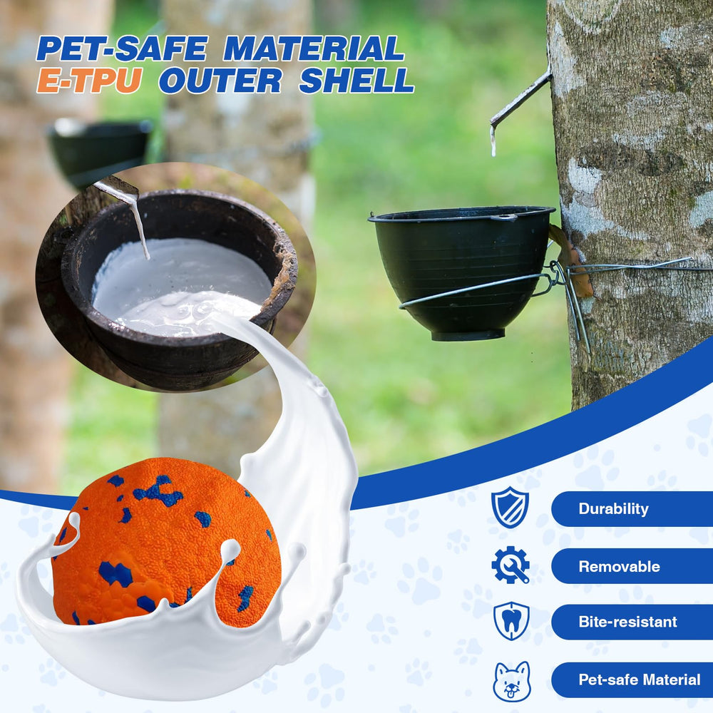 SUJF Interactive Dog Ball charging; USB recharge promotes long playtime.
