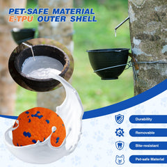 SUJF Interactive Dog Ball charging; USB recharge promotes long playtime.