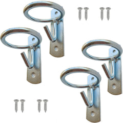 SUKEYME horse feed bucket hook side view showing sturdy steel construction for safer stall organization.