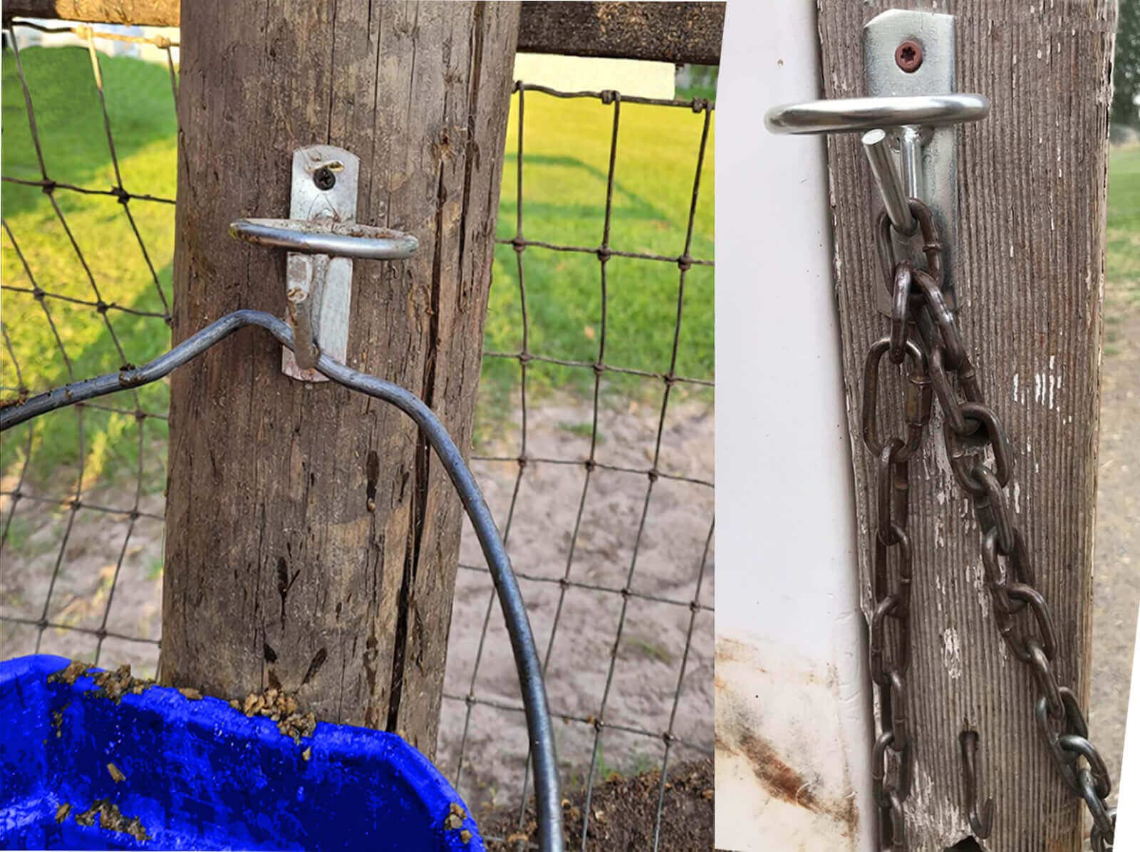 SUKEYME multi-application use in barn setting, hooks gates and tie-downs.