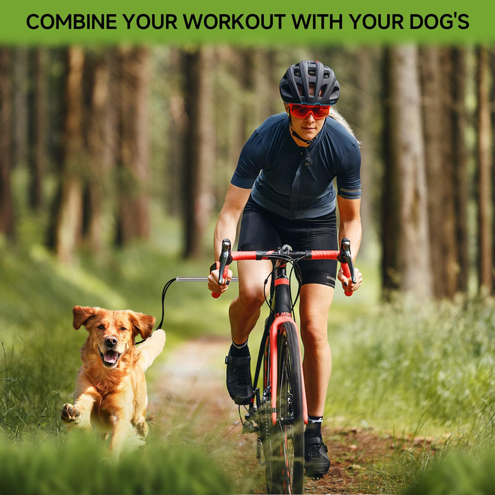 Sukubiui dog leash with safe distance design prevents pedal tangling.