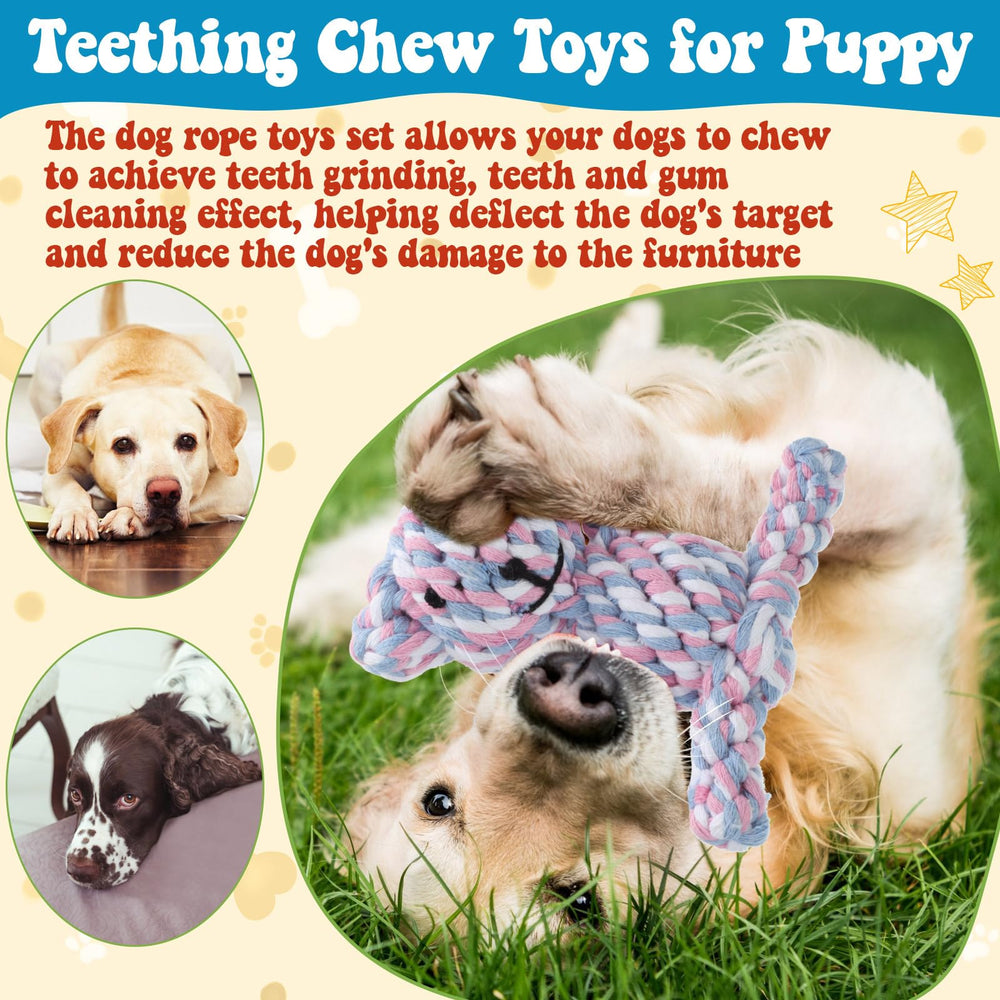 Sumind dog rope toy elephant for durable chewing and chew sessions