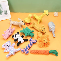 Sumind dog rope toy lion for fetch and mouth cleanup