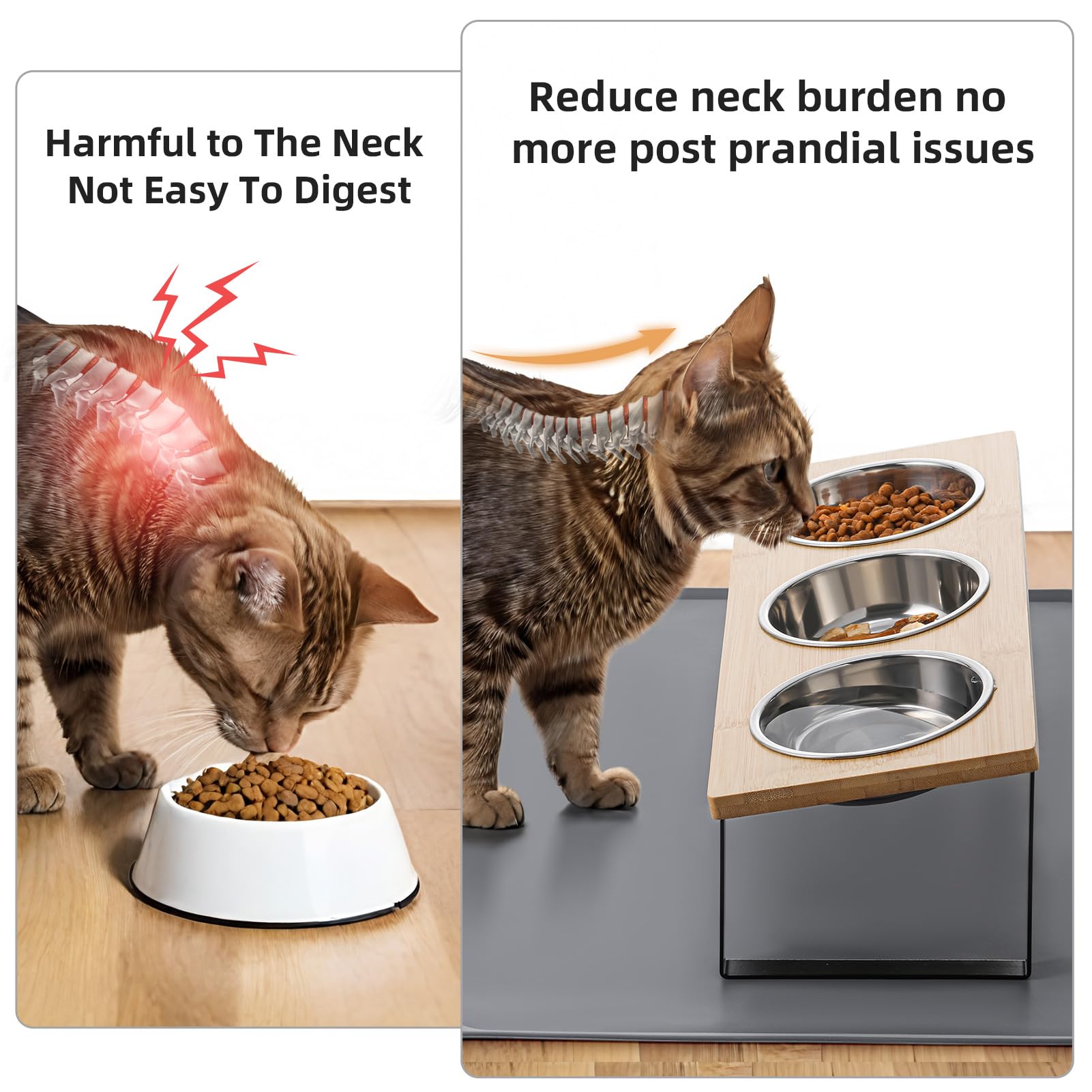 Summark silicone food mat catches spills to keep floors clean.
