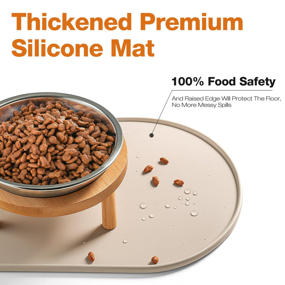 Summark stainless steel bowls are rust-resistant and removable for simple dishwasher cleaning.