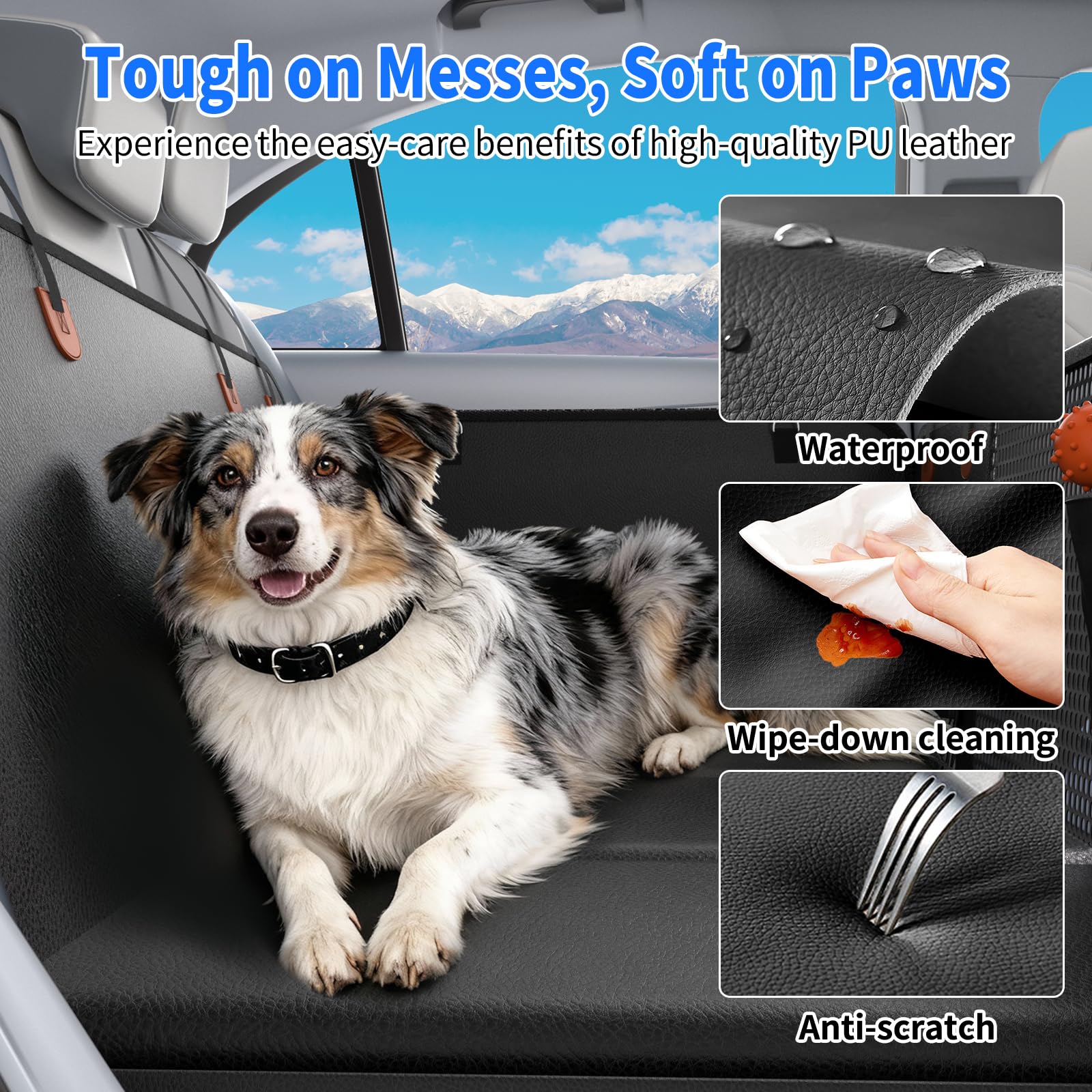 SummitGo hard-bottom-dog-seat-extender provides stable support up to 400 lbs