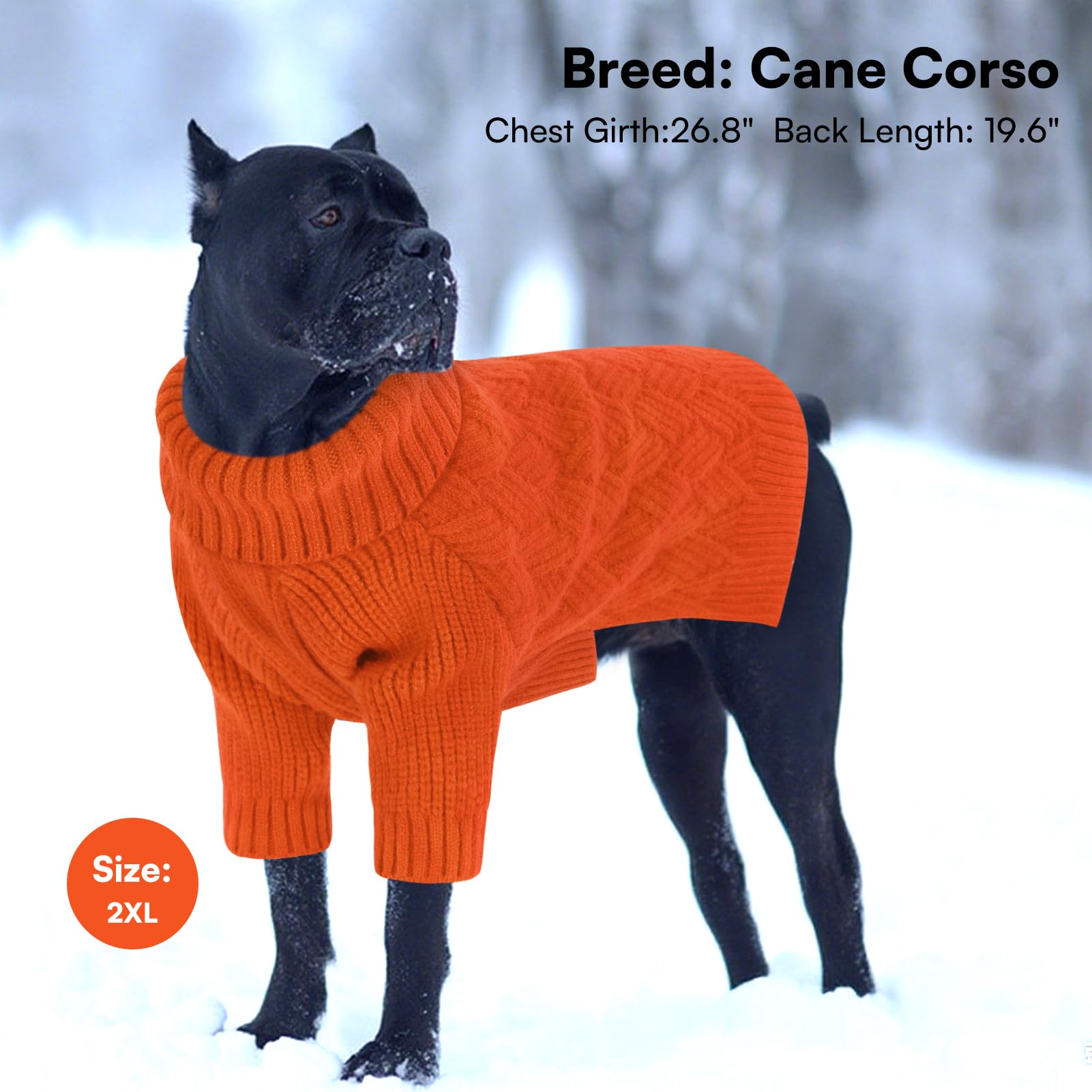 SUNFURA abdomen-opening-dog-sweater convenient for quick bathroom breaks.