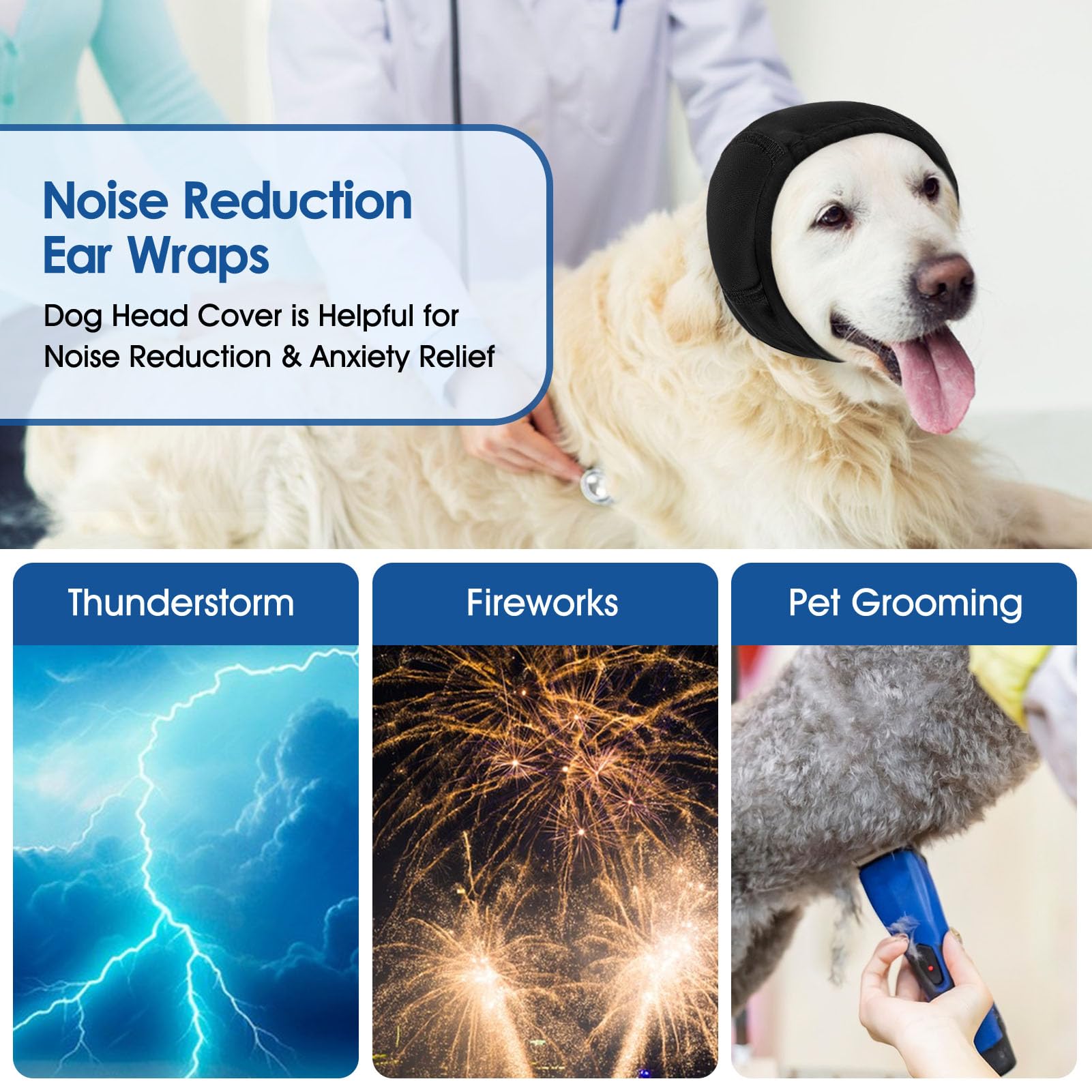 SUNFURA calming hoodie snug fit helps reduce anxiety through gentle head and ear compression.