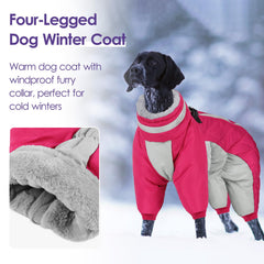 SUNFURA elastic belly and cuffs tailor a secure, comfortable fit for dogs.
