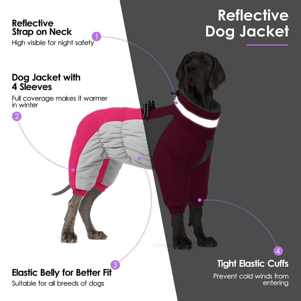 SUNFURA fur collar adjustable coat helps keep cold air out during windy walks.