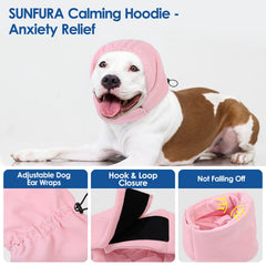 SUNFURA ear wrap hematoma keeps ears covered for post-surgery comfort and protection.