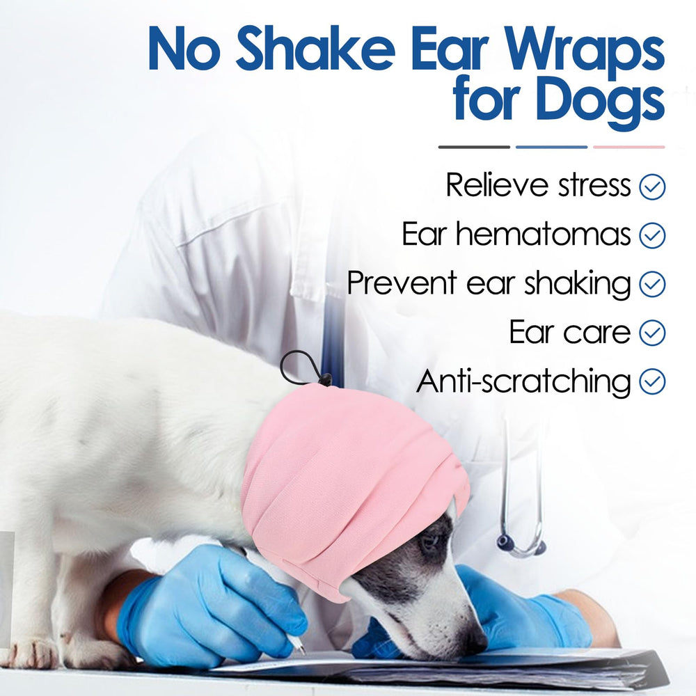 SUNFURA dog head wrap features elastic band for secure fit and no-slip wear.