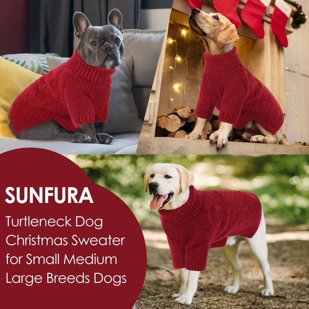 SUNFURA machine-washable dog sweater for busy owners