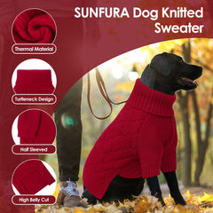 SUNFURA thick acrylic yarn warmth without bulk in knit sweater