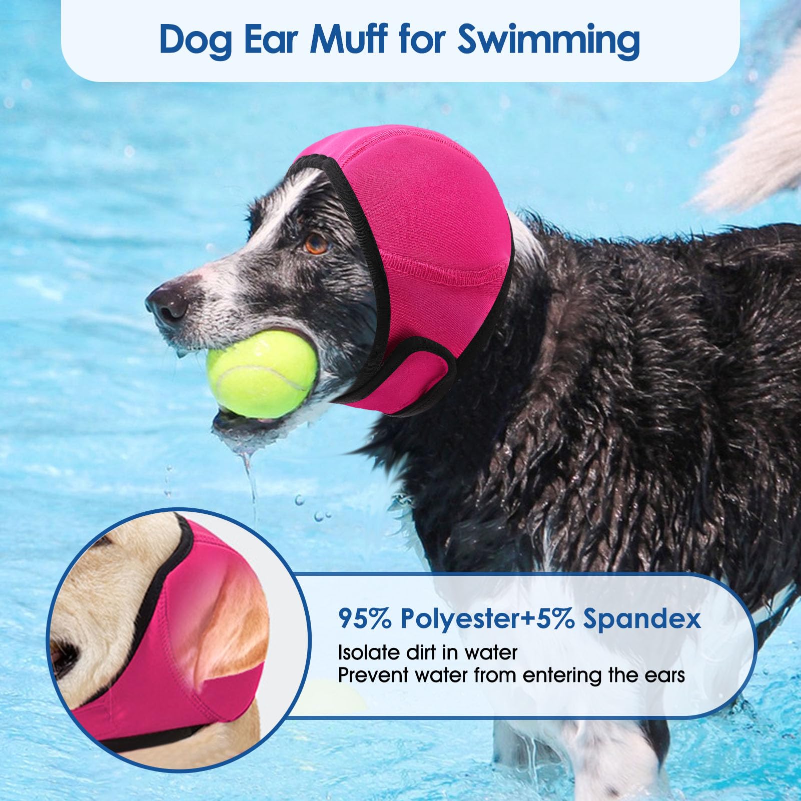 SUNFURA dog-winter neck-ear warmth hoodie protects against cold outdoor adventures.