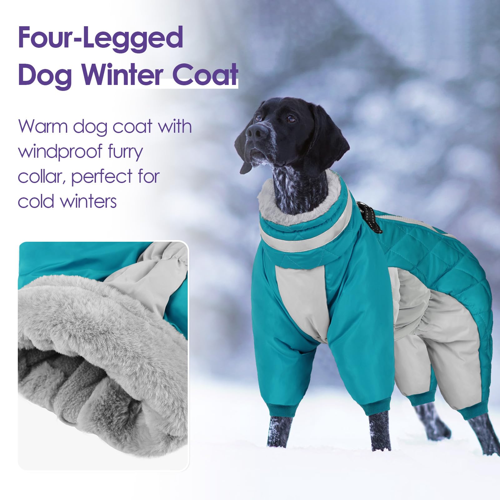 SUNFURA legged snowsuit covers legs for added warmth during winter strolls
