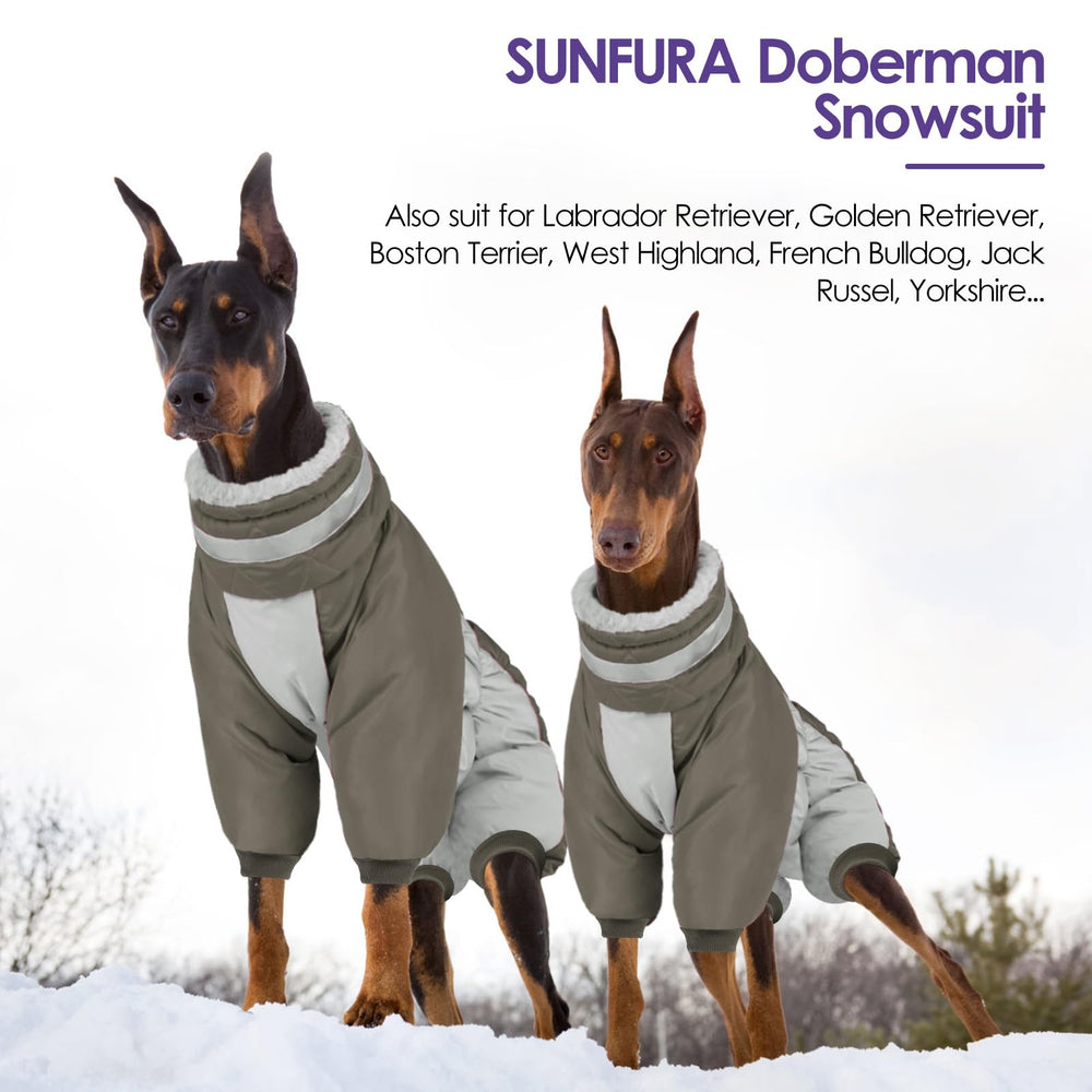 SUNFURA versatile winter coat suitable for Labrador Retriever, Golden Retriever and more