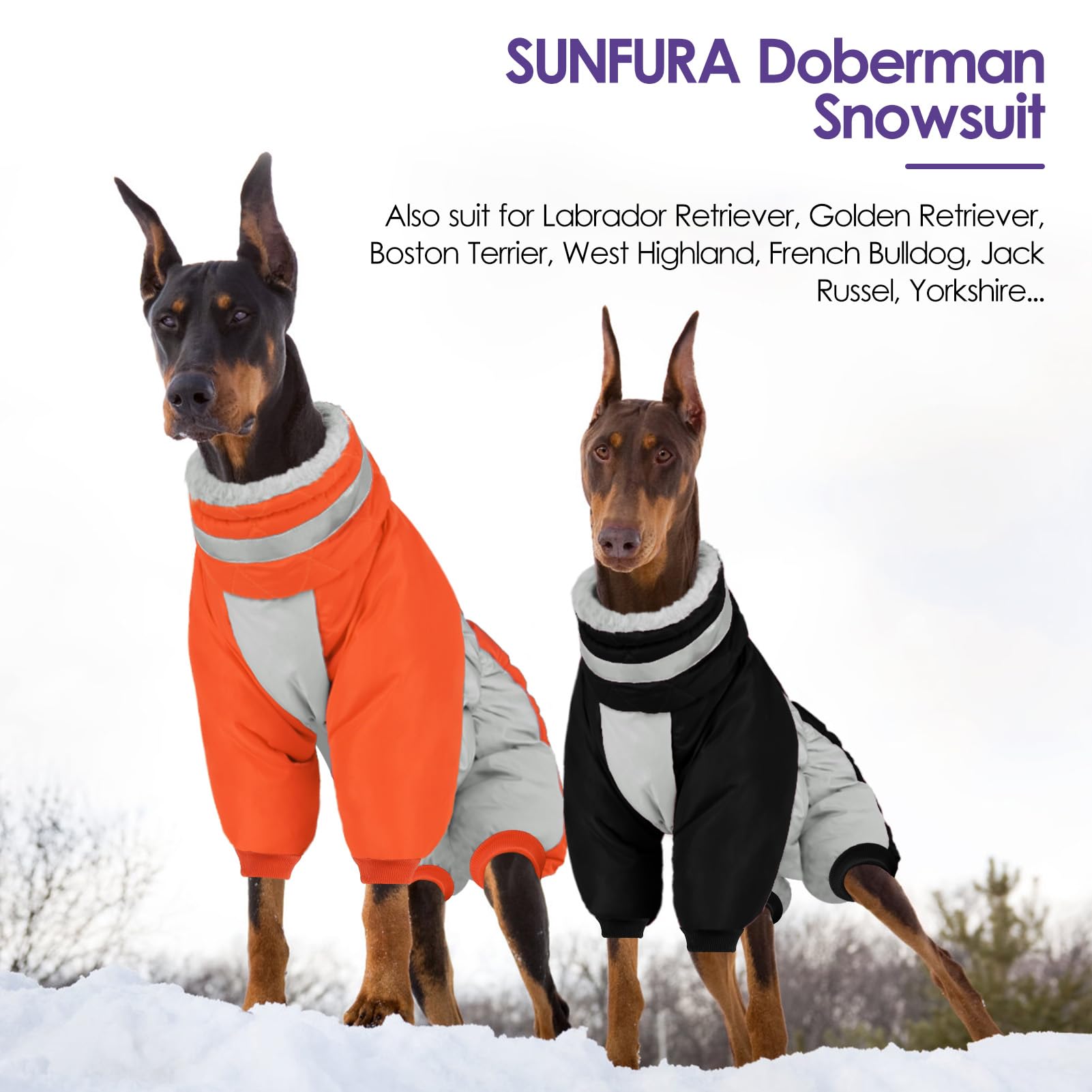 SUNFURA windproof furry collar blocks cold air for comfort