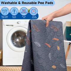 Sunheir anti-slip base on guinea pig pad keeps it in place during activity.
