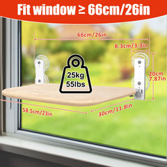 Sunhoo cat window hammock with 2-in-1 cover for year-round comfort.