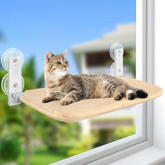 Sunhoo cat window hammock folded for space-saving storage and quick setup.