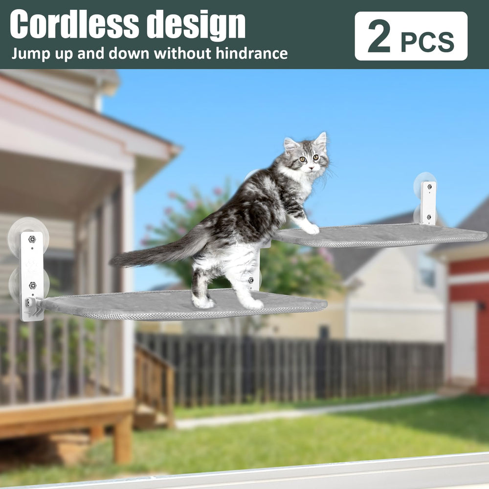 Sunhoo cat window hammock soft reversible cover showing cozy year-round comfort