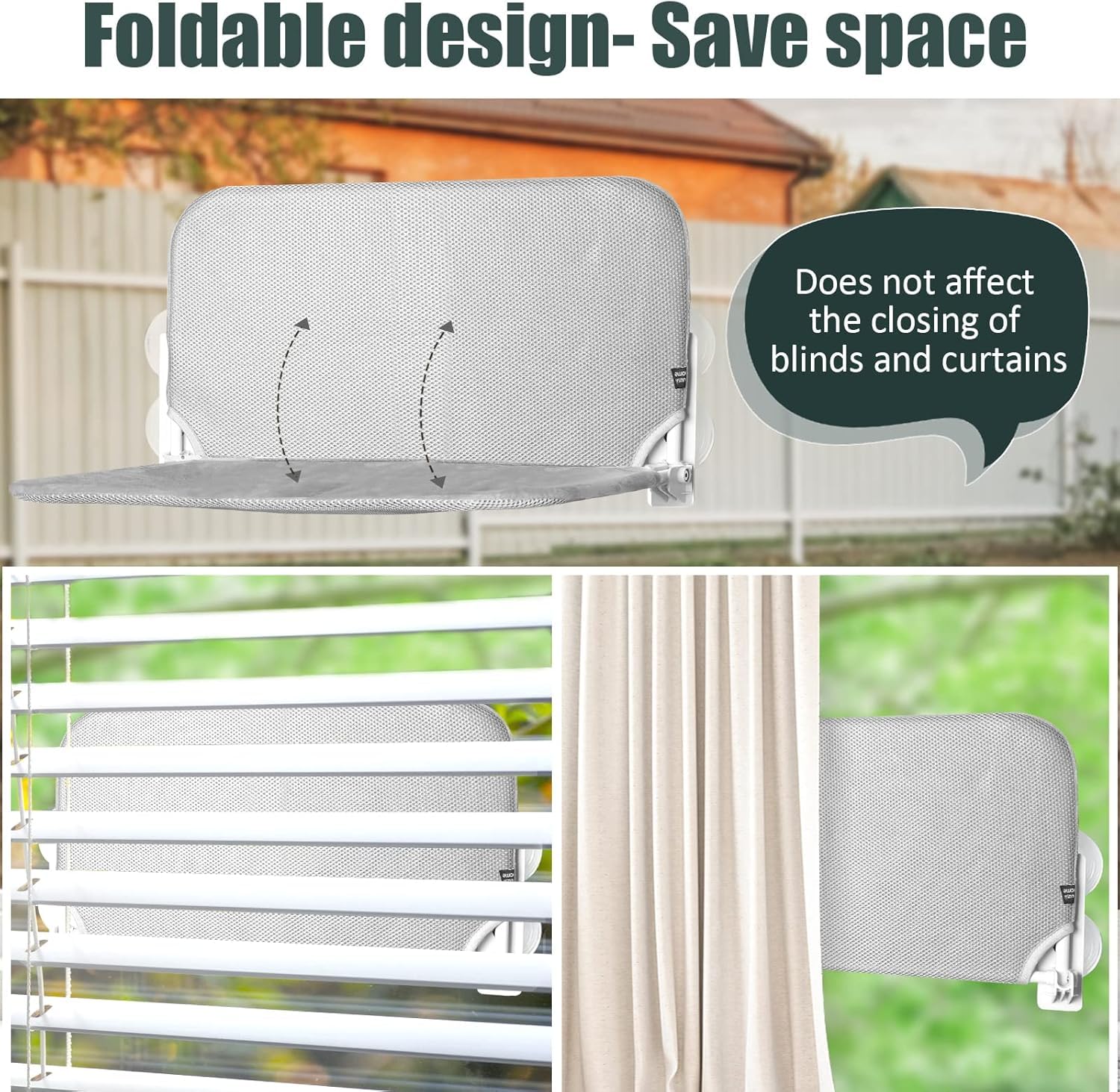 Sunhoo cat window hammock stretched view offers birds-eye perch for curious indoor cats