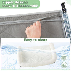 Sunhoo Cat Window Perch Soft Cover emphasizes cozy plush comfort plus easy removal.