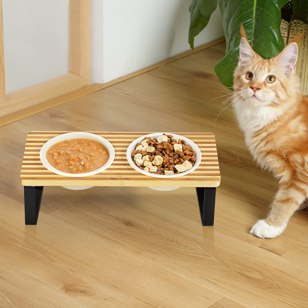 Sunhoo odorless wooden stand remains durable and easy to wipe after meals.