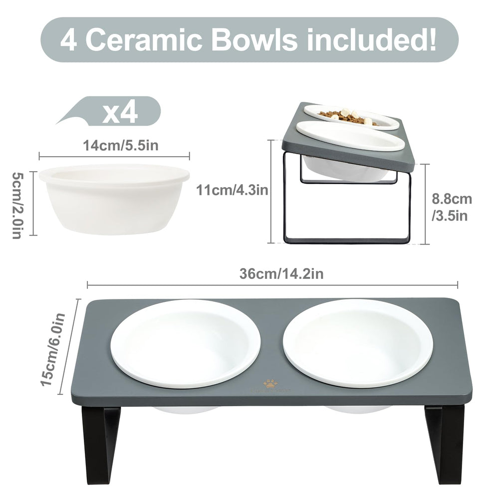 Sunhoo tilted bowls design promotes better posture during mealtime.
