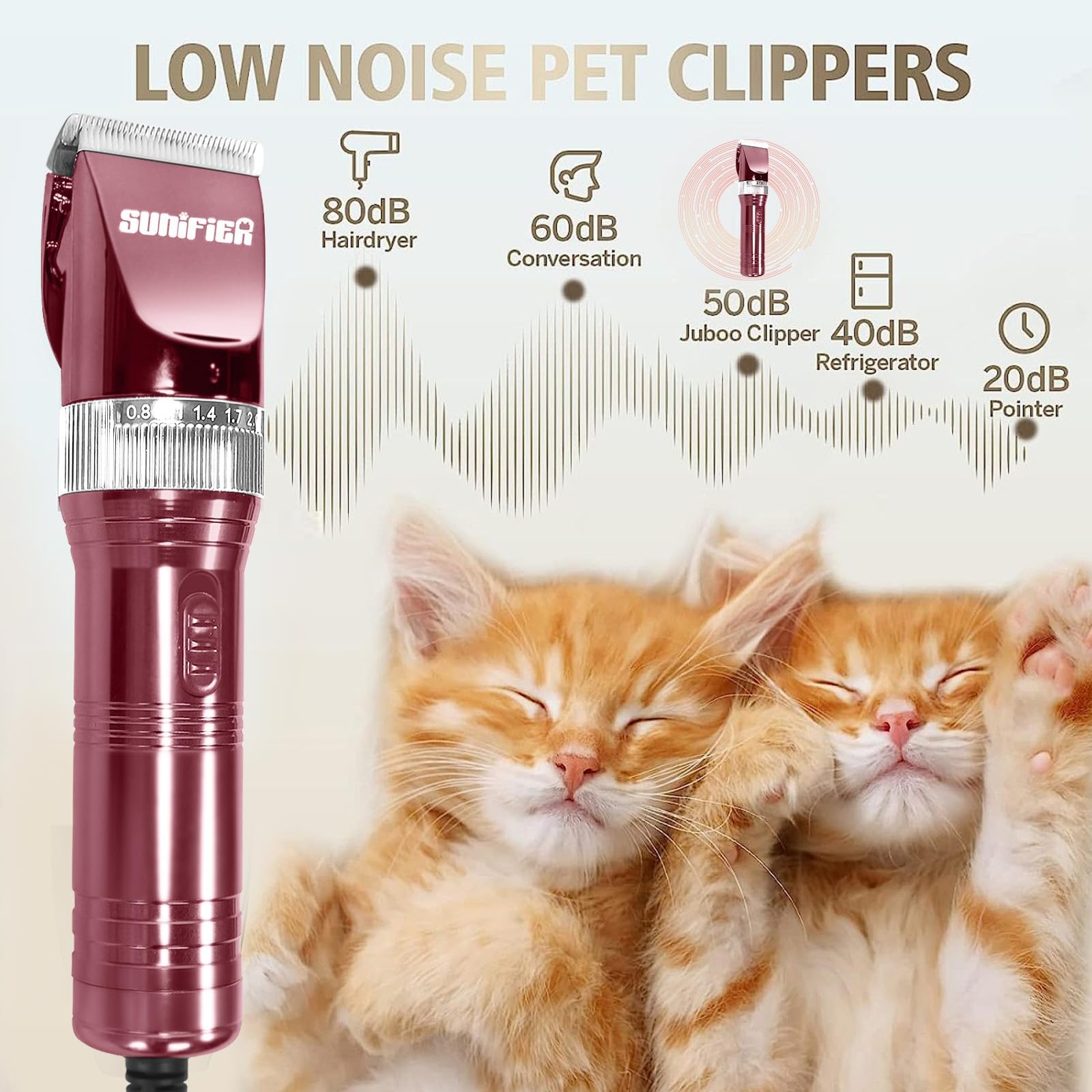 Sunifier 10-foot cord and plug-and-play setup simplify at-home grooming