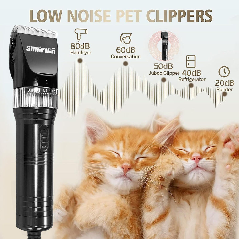Sunifier professional dog clippers guard combs offer multiple length options