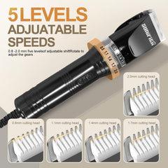 Sunifier professional dog clippers motor 12V delivering steady power for thick fur