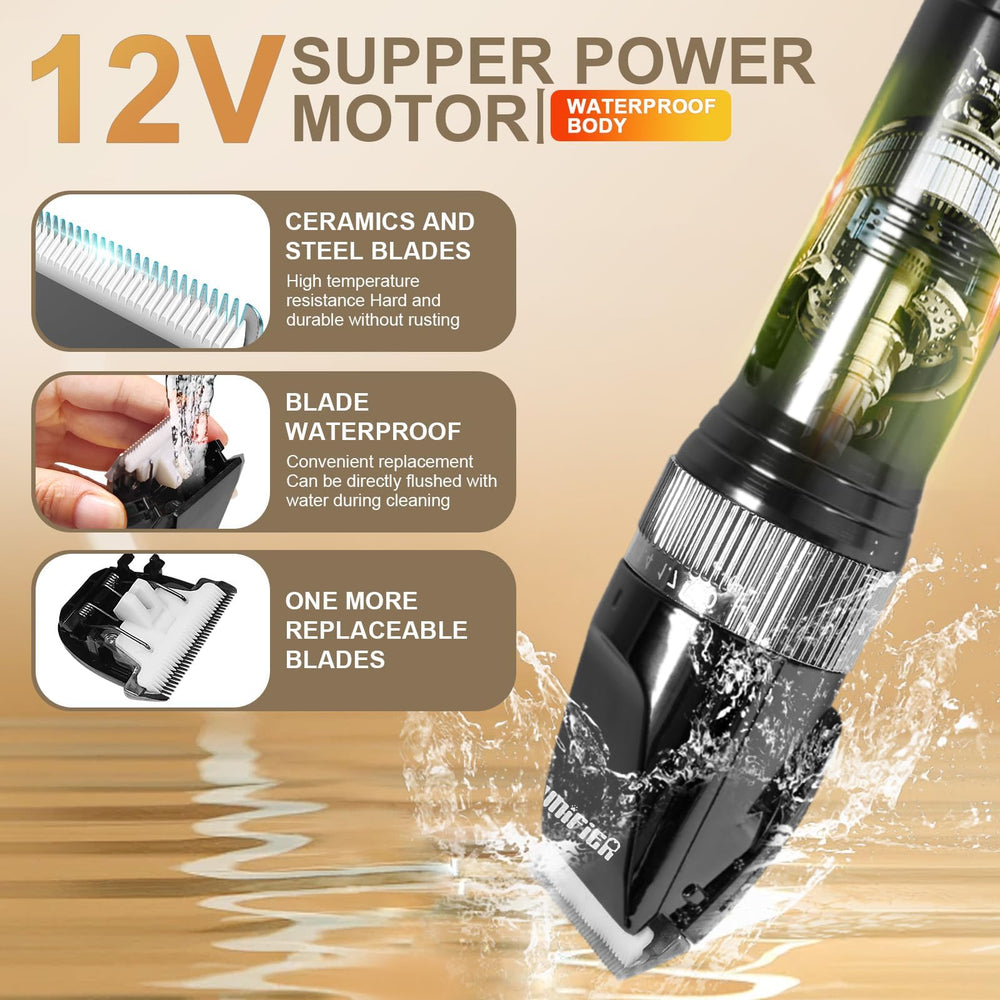 Sunifier professional dog clippers adjustable speed for precise trimming