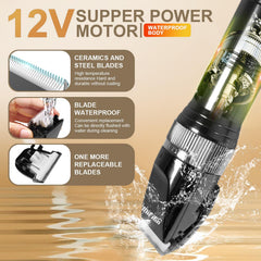 Sunifier professional dog clippers adjustable speed for precise trimming