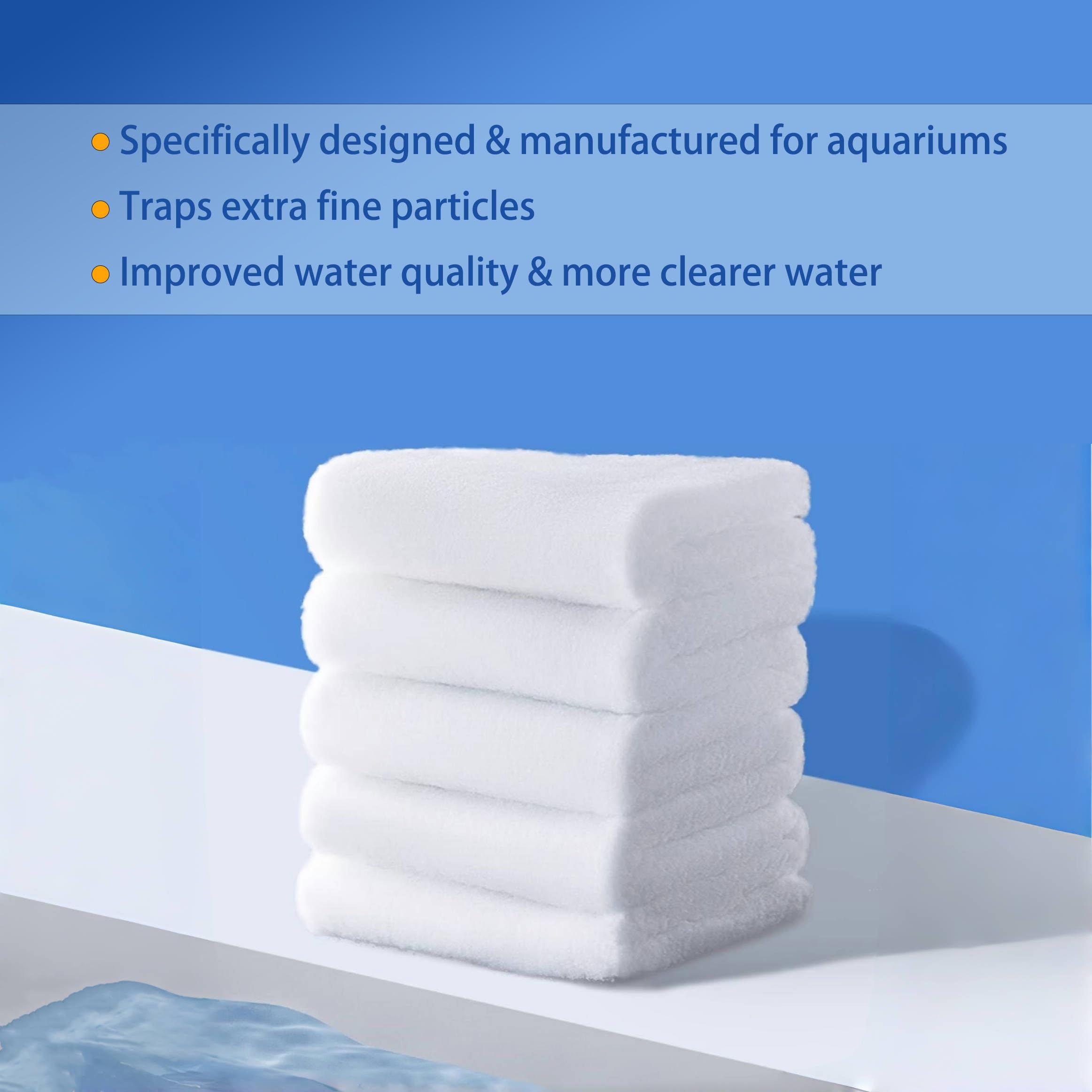 Sunjojo filter pad cut-to-fit demonstrates easy customization for tanks.