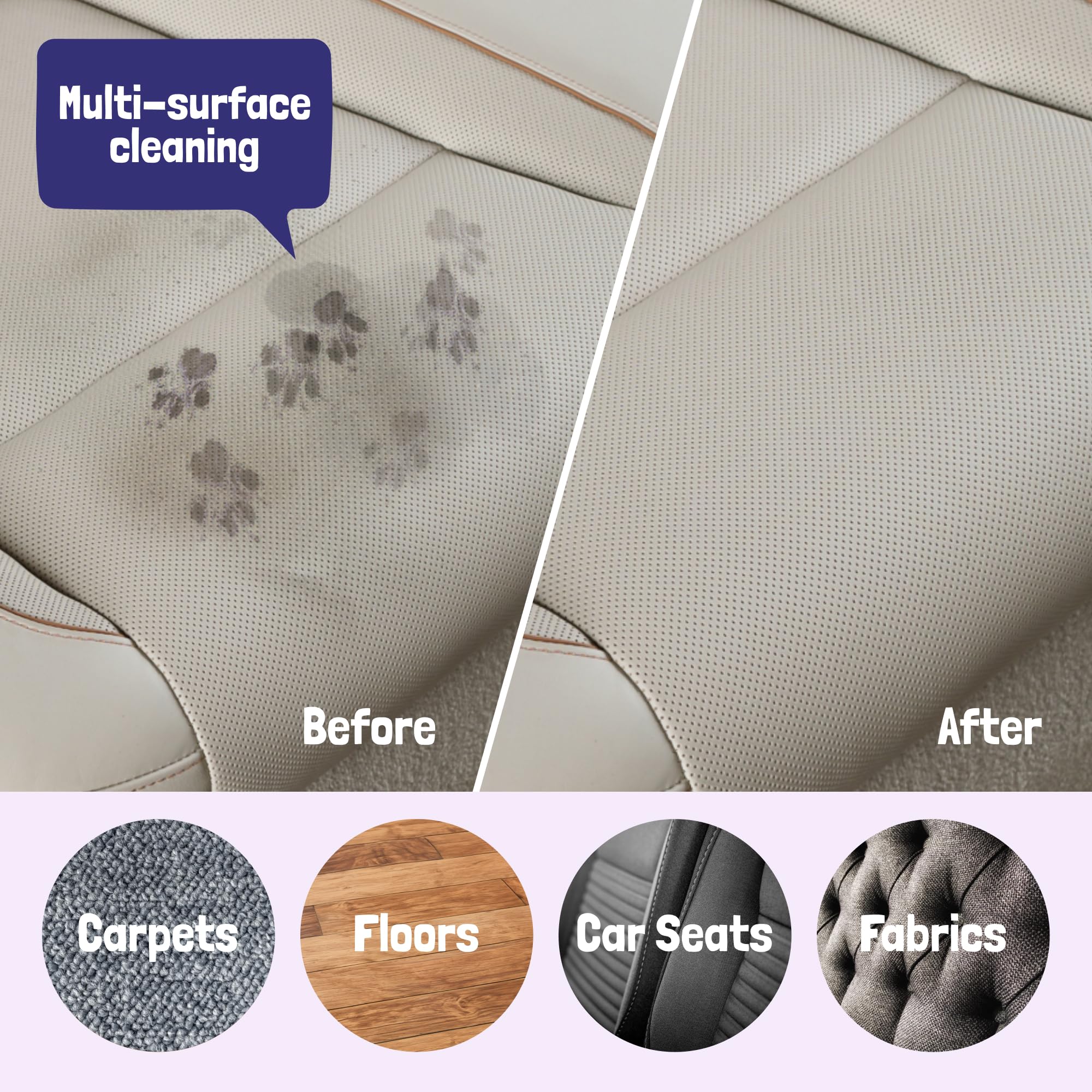 Sunny & Honey Mattress Cleaner bottle illustrates mattress stain removal and freshness