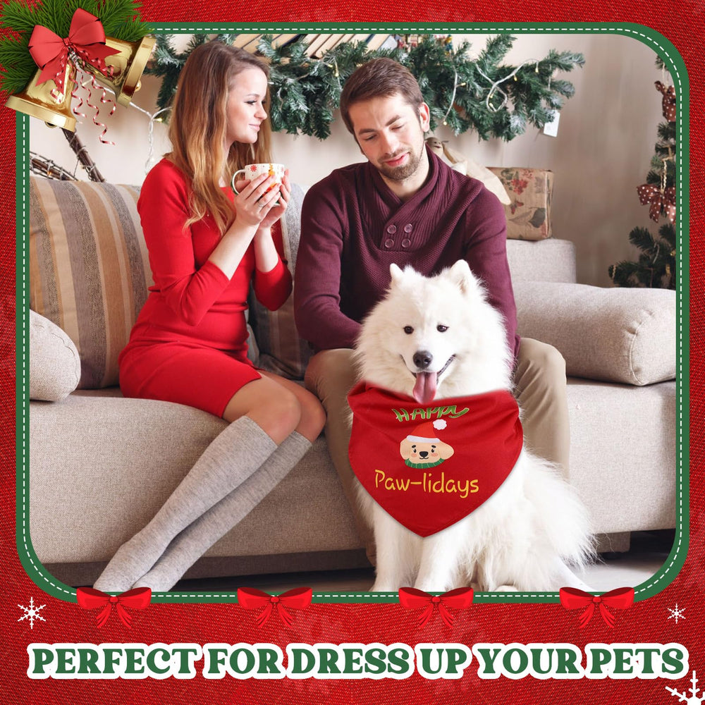 Sunnymove dog bandana adjustable foldable fits many dogs easily.