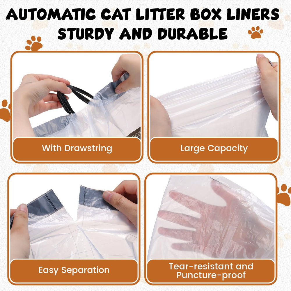 Sunnymove heavy-duty 1.57 mil liner resists leaks and tears during disposal.