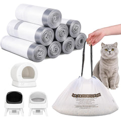 Sunnymove litter bag with drawstring seal for secure disposal and odor control.