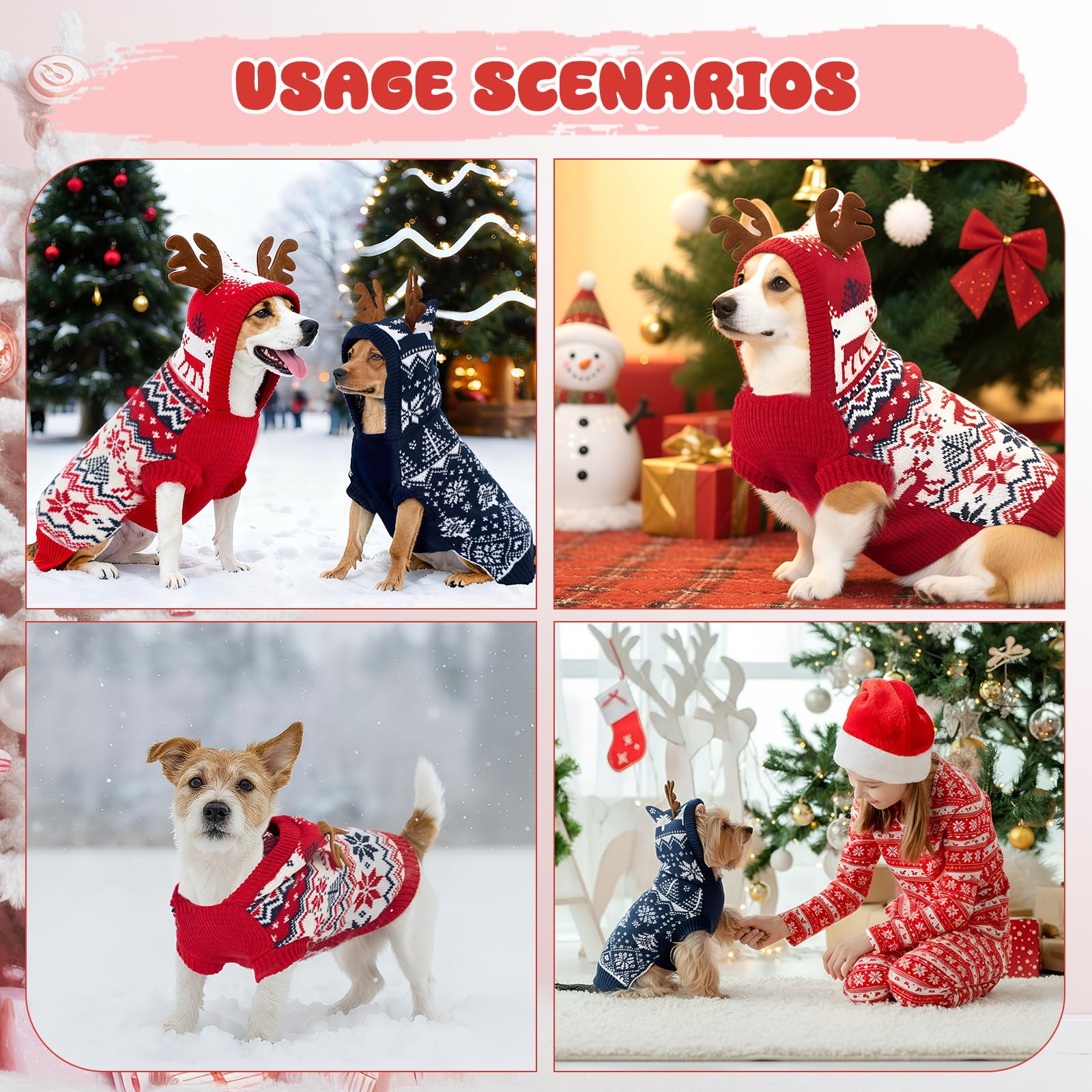 Sunnymove winter dog outfit worn on walks keeps warmth intact