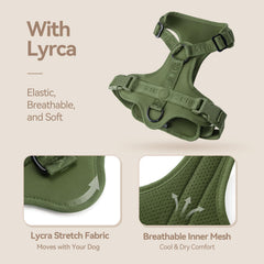Sunraymascota no pull harness 3d padded breathable panel provides even pressure and airflow during outdoor adventures