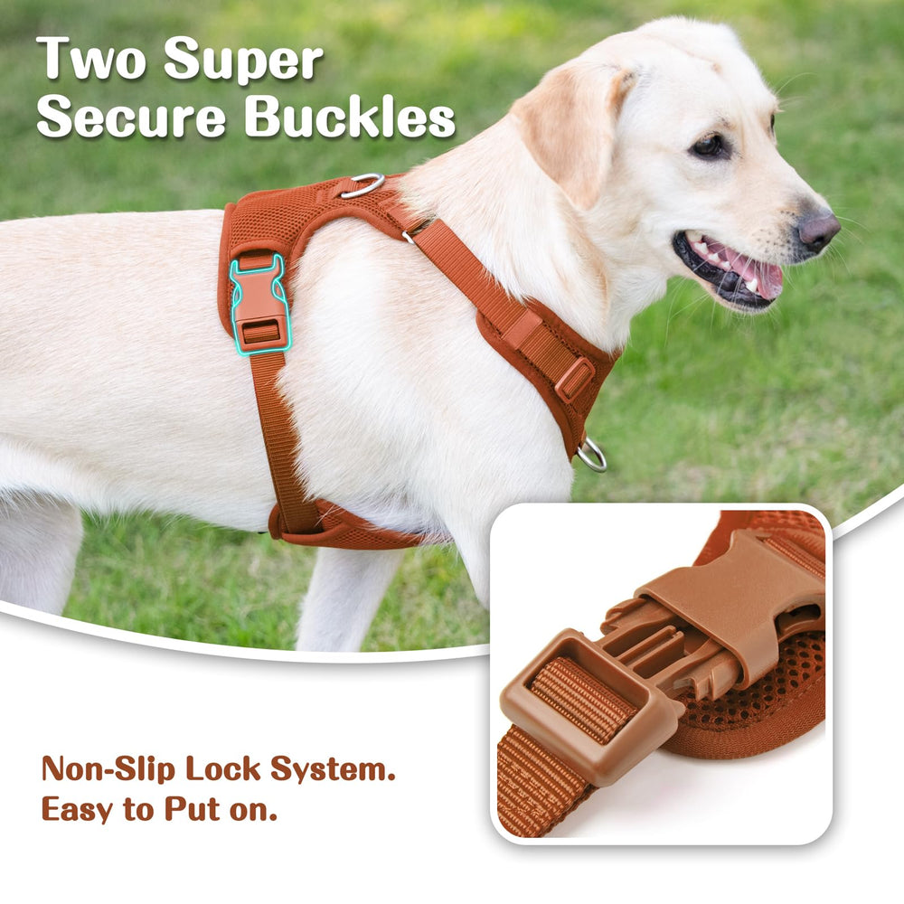 Sunraymascota No Pull Harness adjustable-sliders provide precise fit for growing dogs.