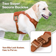 Sunraymascota No Pull Harness adjustable-sliders provide precise fit for growing dogs.