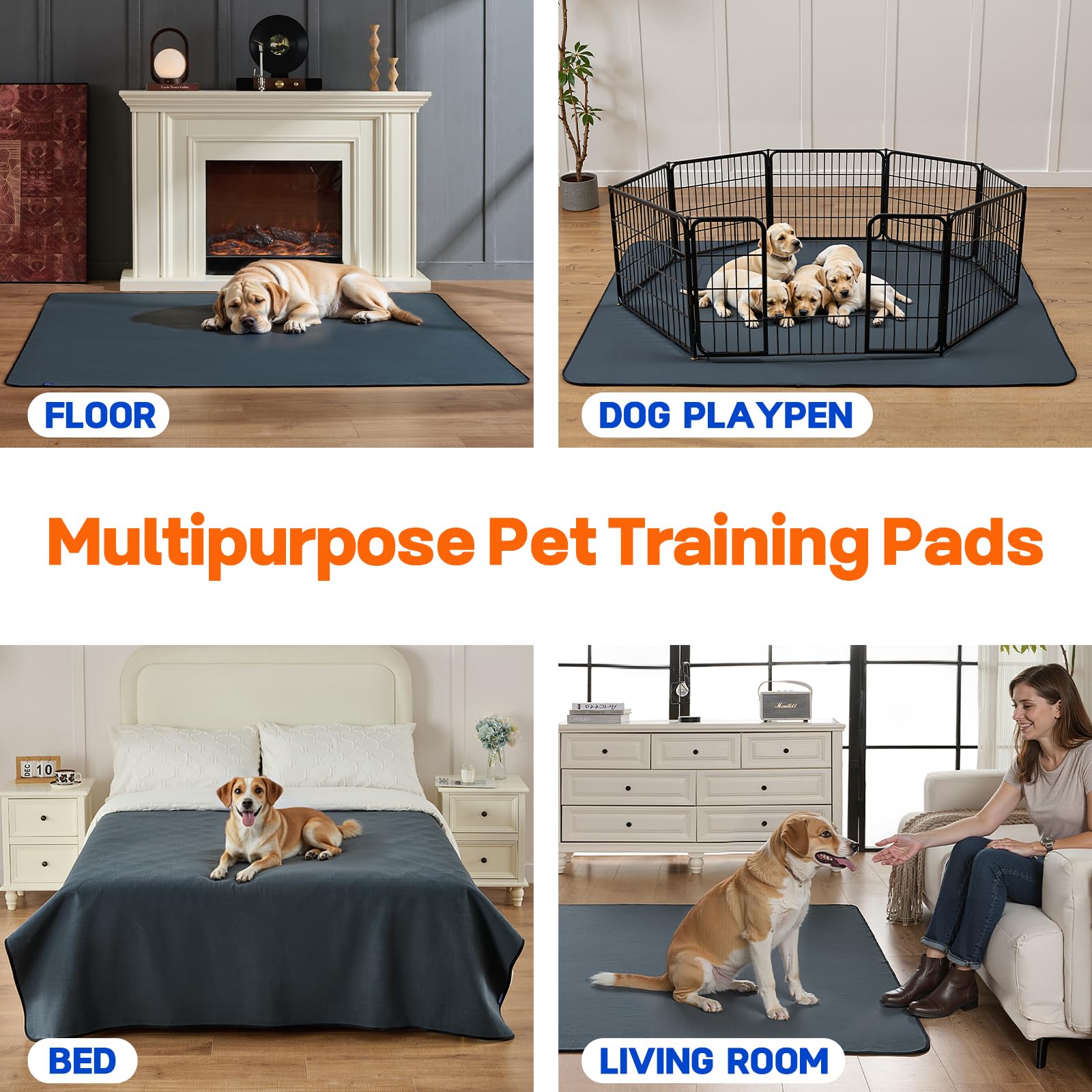 Sunsleek pad folds compactly for travel and crates.